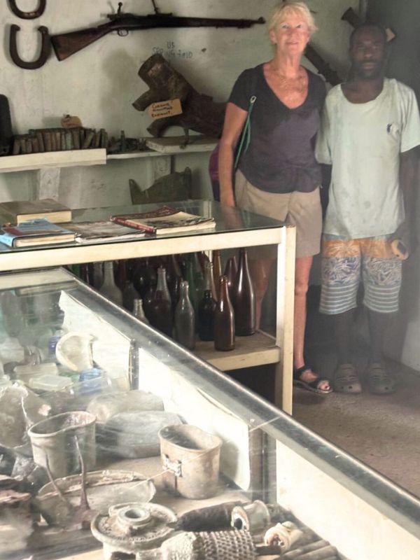 WWII relics museum - a bit of an unusual find