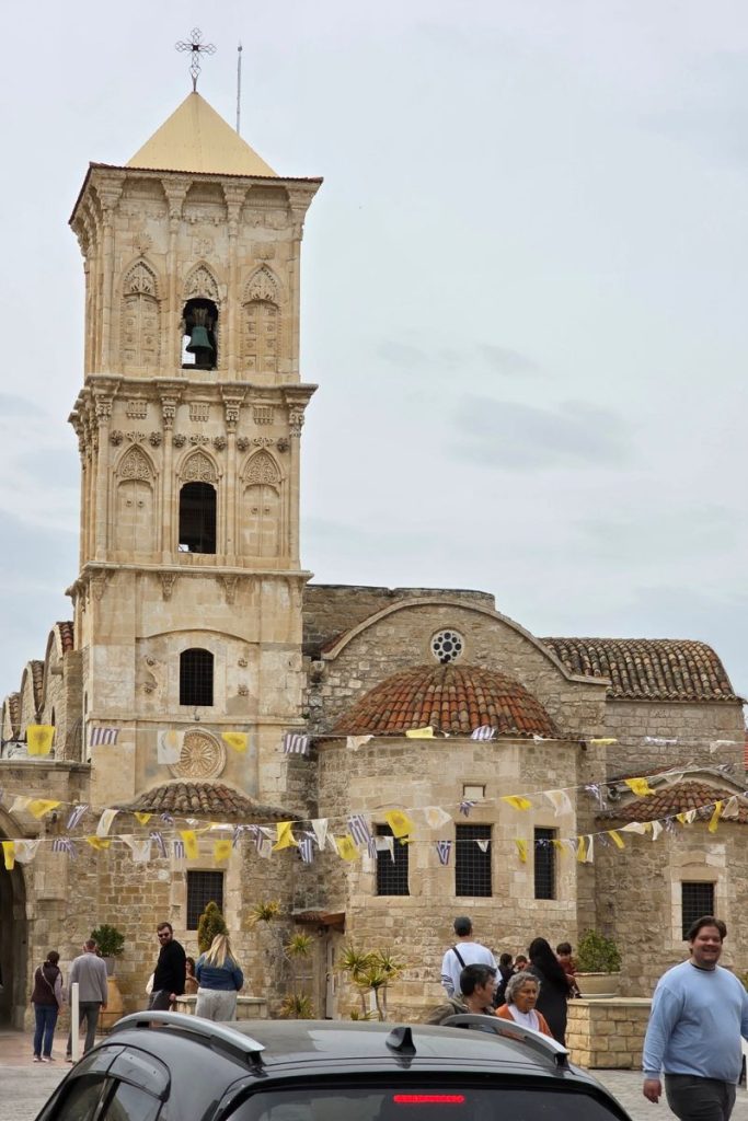 St Lazarous Church in Larnaca town centre. The church is built over St Lazarous' tomb which it is possible to visit.